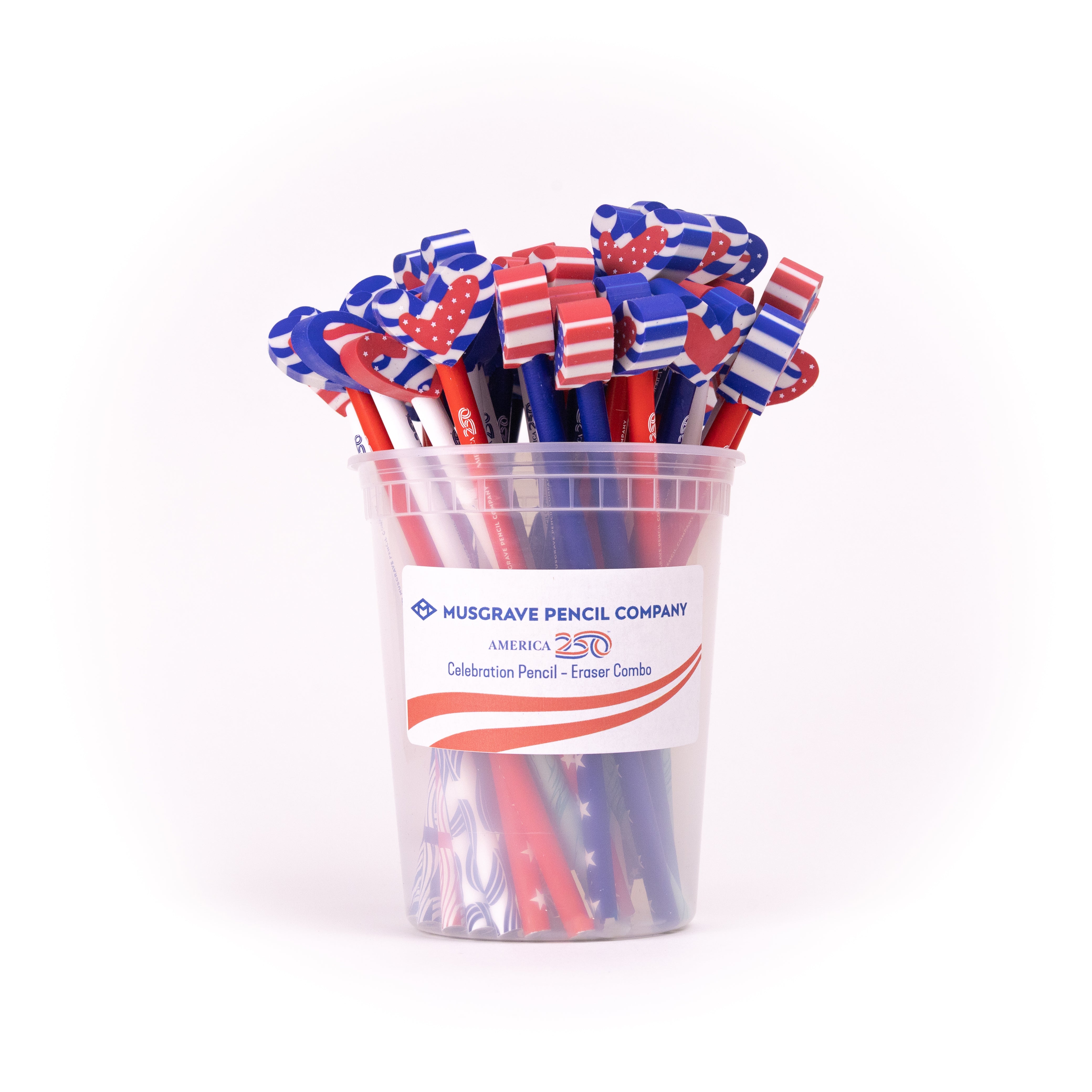America250™ Celebration Red, White, and Blue with Toppers